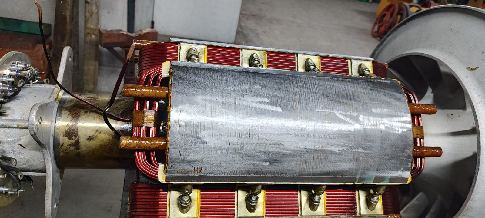 Recuperação de rotor com enrolamentos em cobre