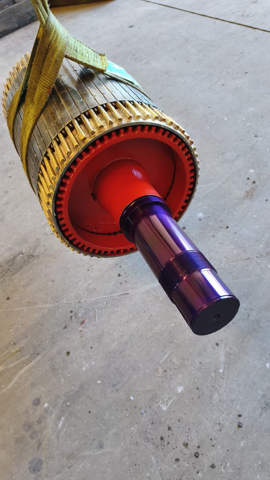 Rotor industrial recuperado
